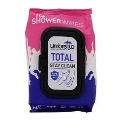 آمبرلا دستمال مرطوب خوشبوکننده بدن توتال 50عددی